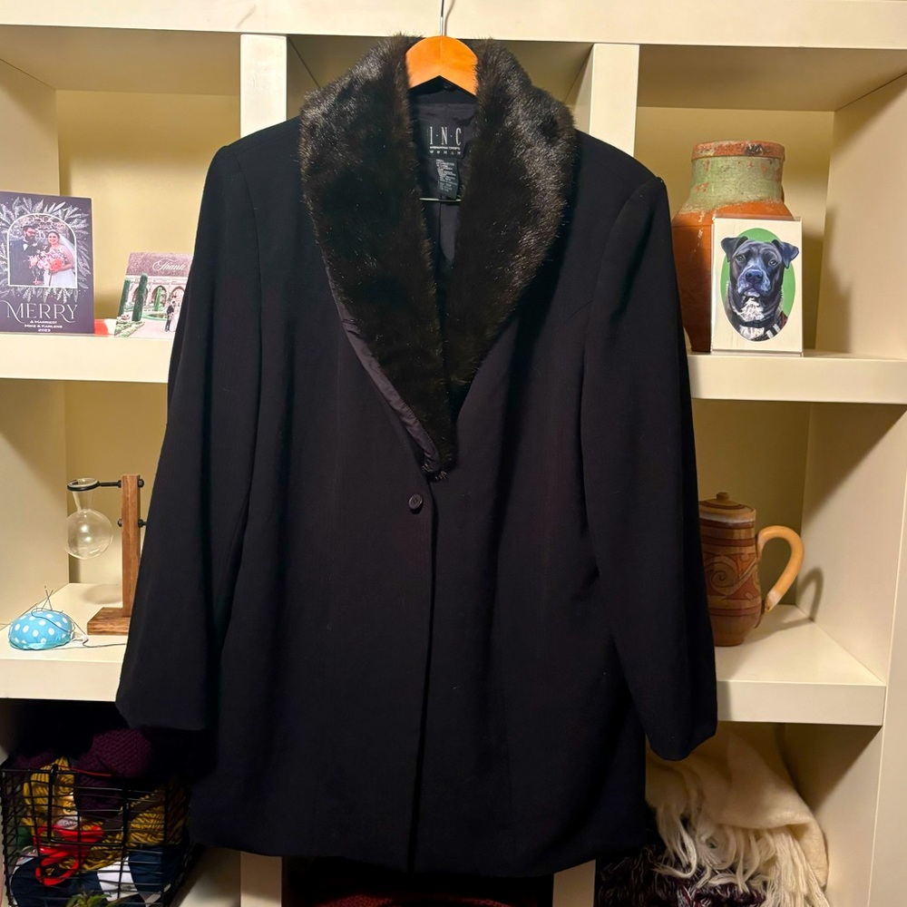 Vintage INC Fur Blazer